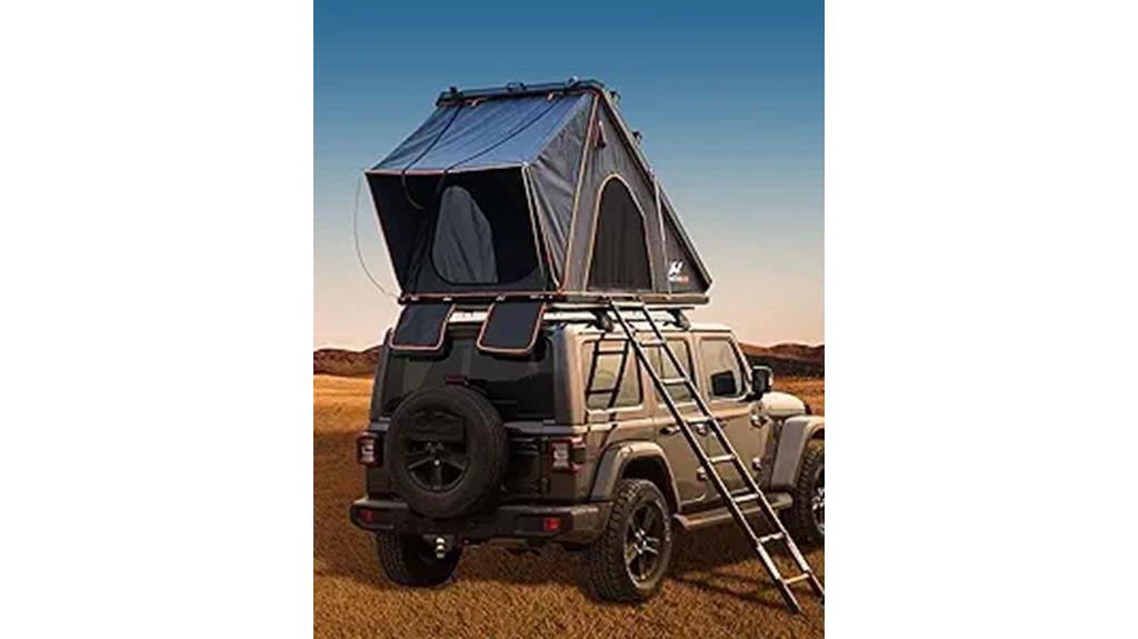 hardshell rooftop tent vehicle