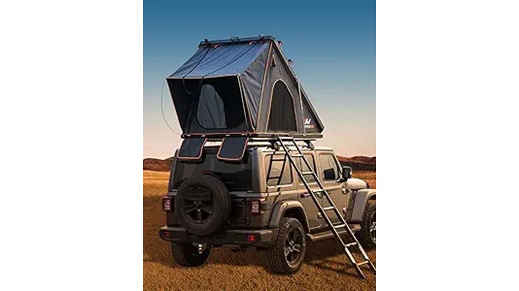 hardshell rooftop tent vehicle