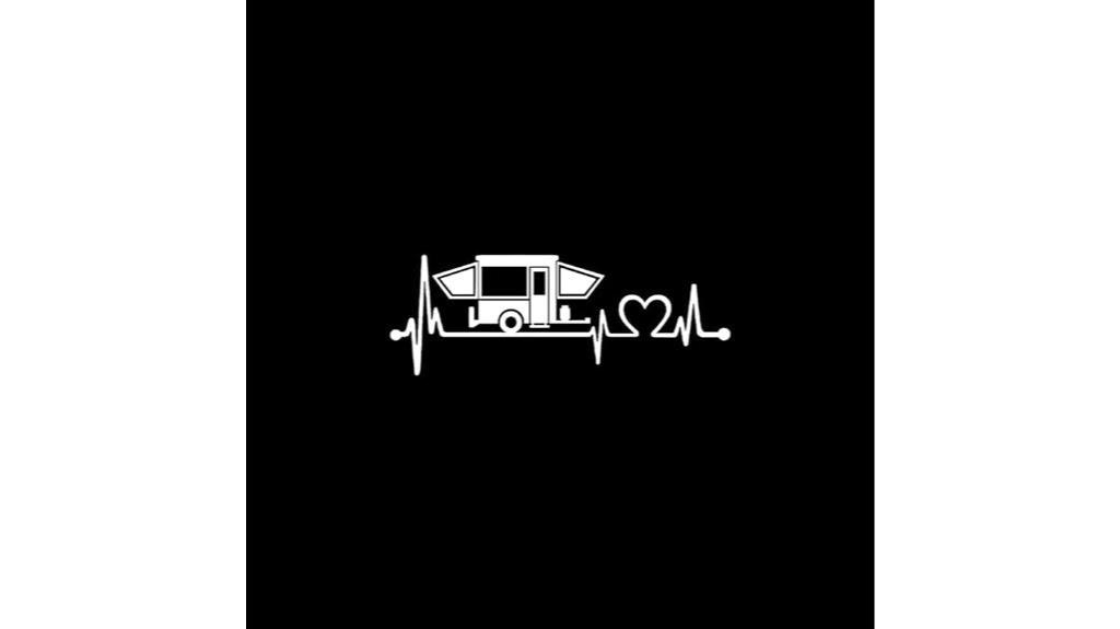 heartbeat vinyl decal sticker