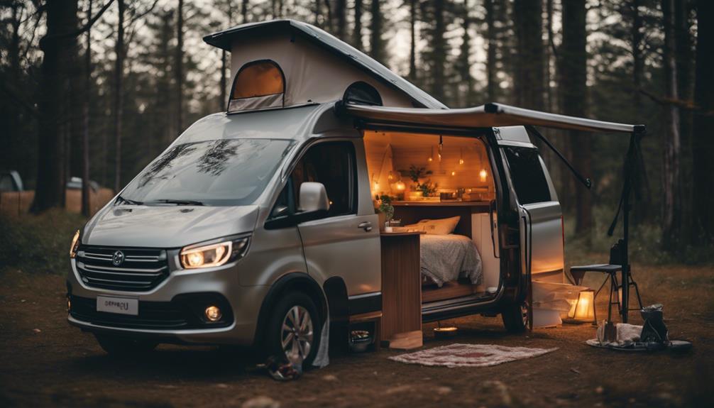 ideal camper conversion minivan