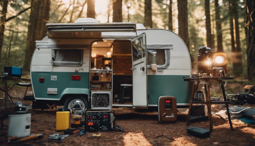 installing battery on camper