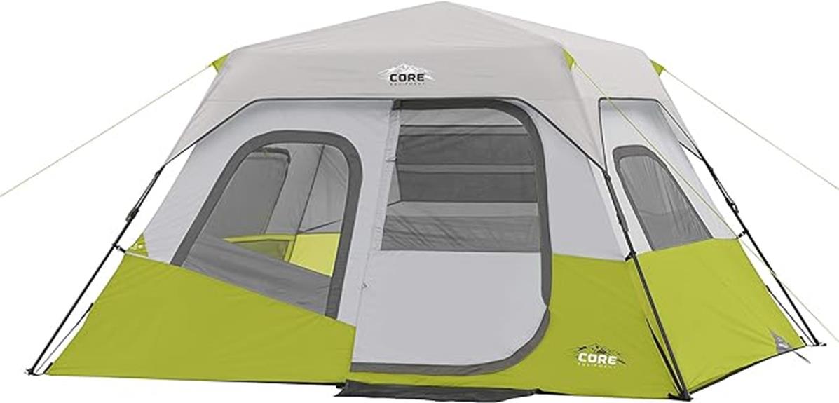 instant cabin tent six person