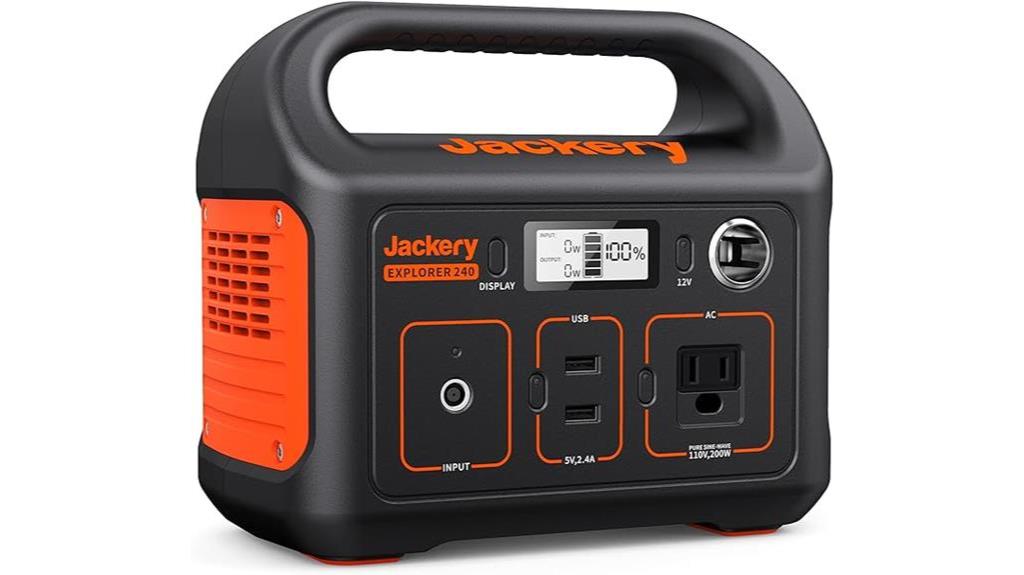 jackery explorer 240 power