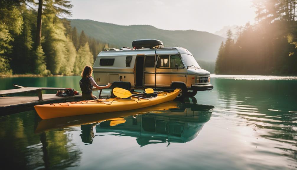 kayak loading and balancing