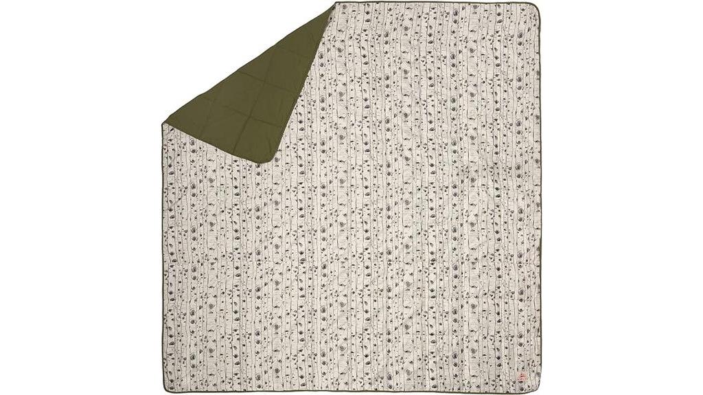 large insulated camping blanket