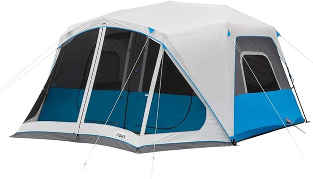 led camping tent convenience