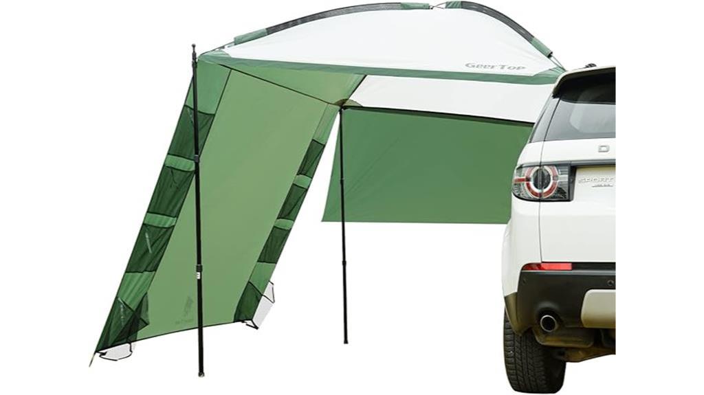 lightweight suv side tent