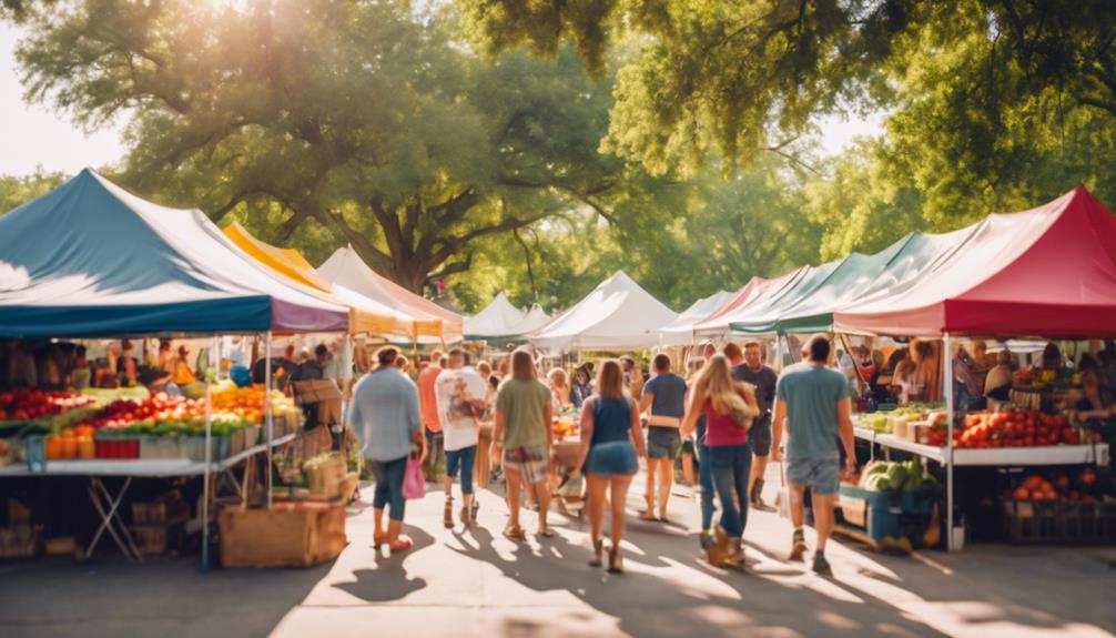 local fresh produce stalls