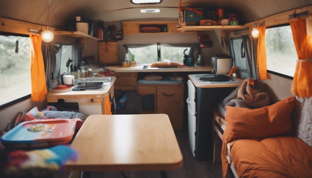 maximize space in camper