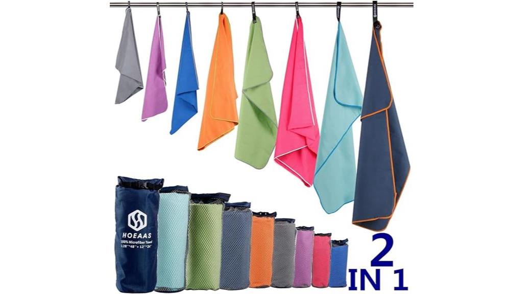 microfiber camping towels set