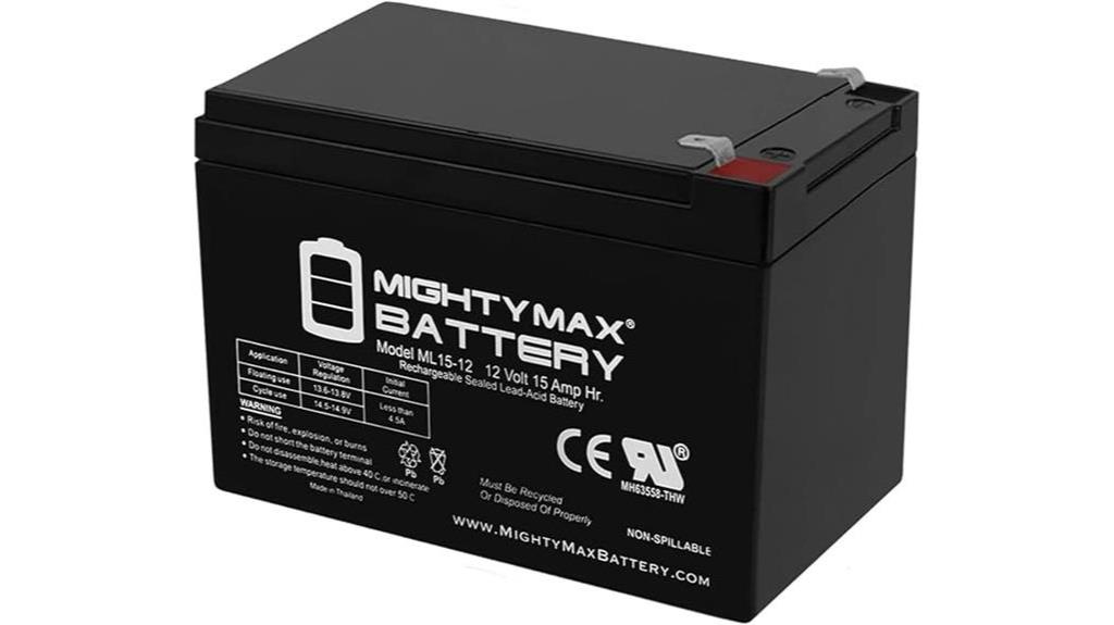 15 Best 12V Batteries for Pop-Up Campers: Power Your Adventures in 2025 10 mighty max 12v rechargeable battery