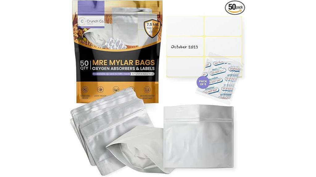 mylar bag food storage