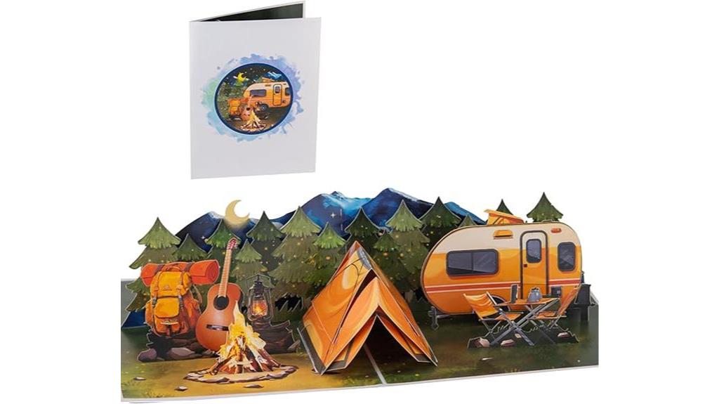 night camping trip card