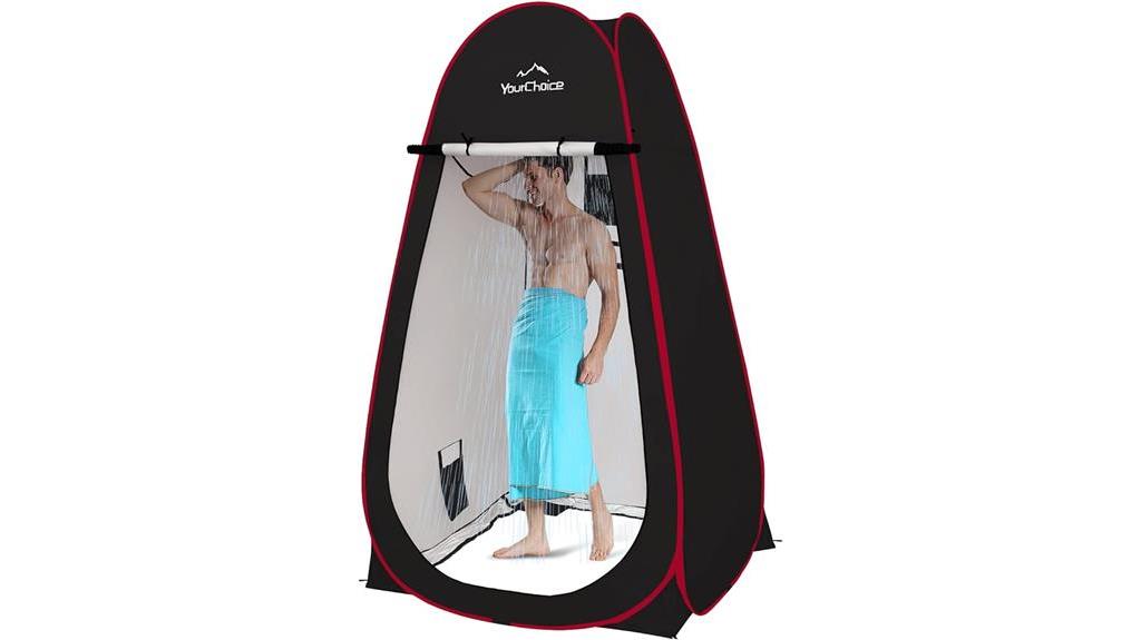 oversized privacy pop up tent