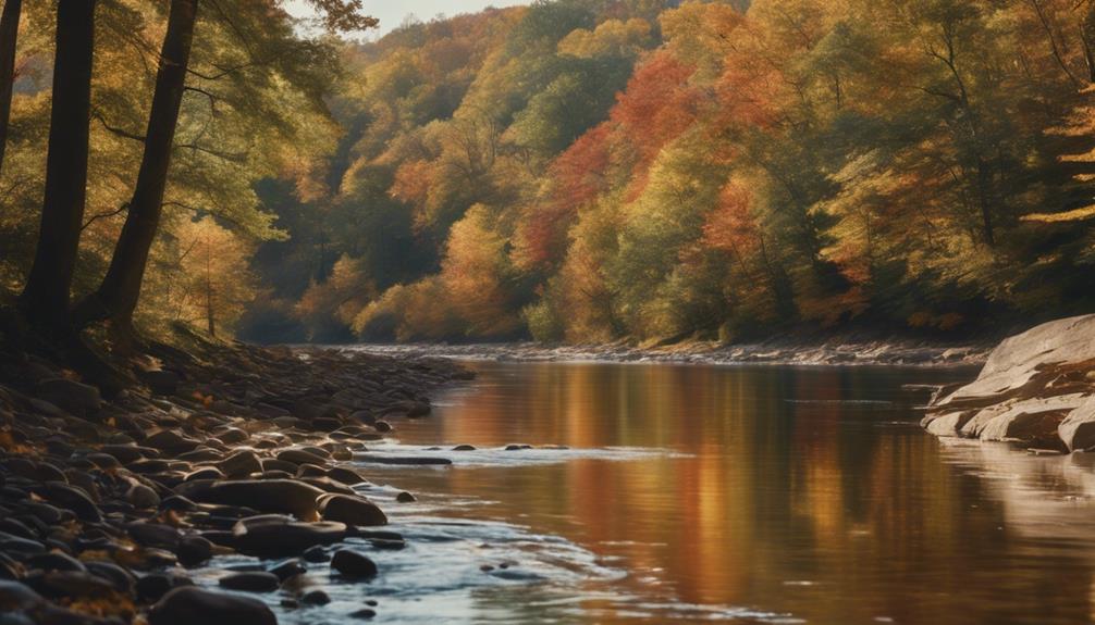 picturesque ohio river valleys