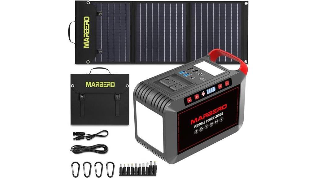 portable 375w solar generator