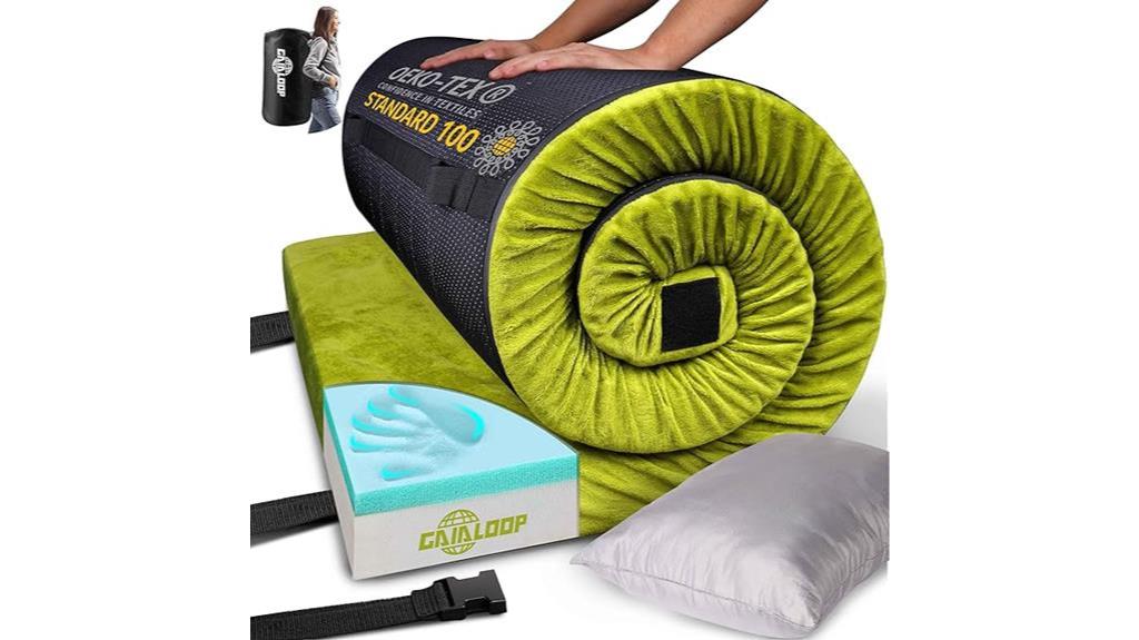 portable 3 inch foam mattress