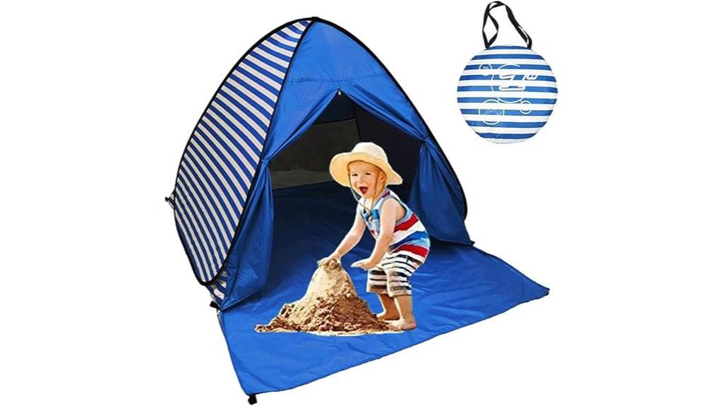 portable beach tent shelter