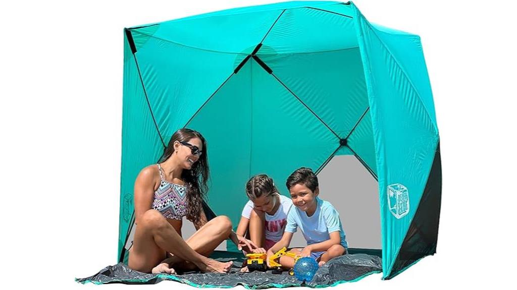 portable beach tent shelter