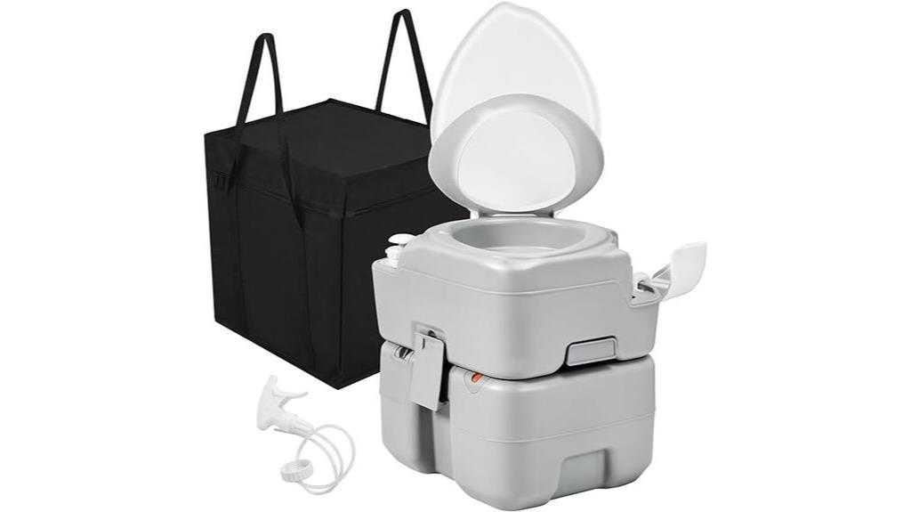 portable camping toilet solution