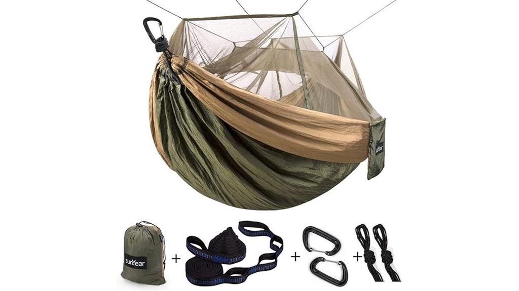 portable double camping hammock