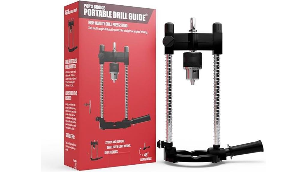 portable drill guide press