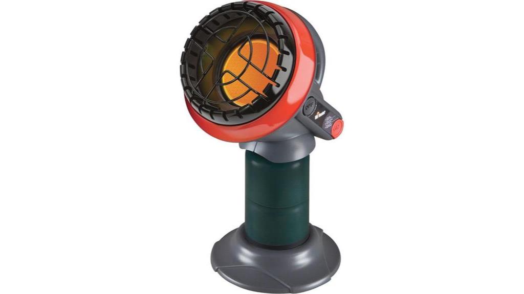 portable lp heater red