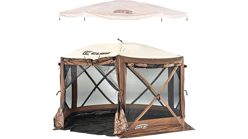 portable pop up camping shelter