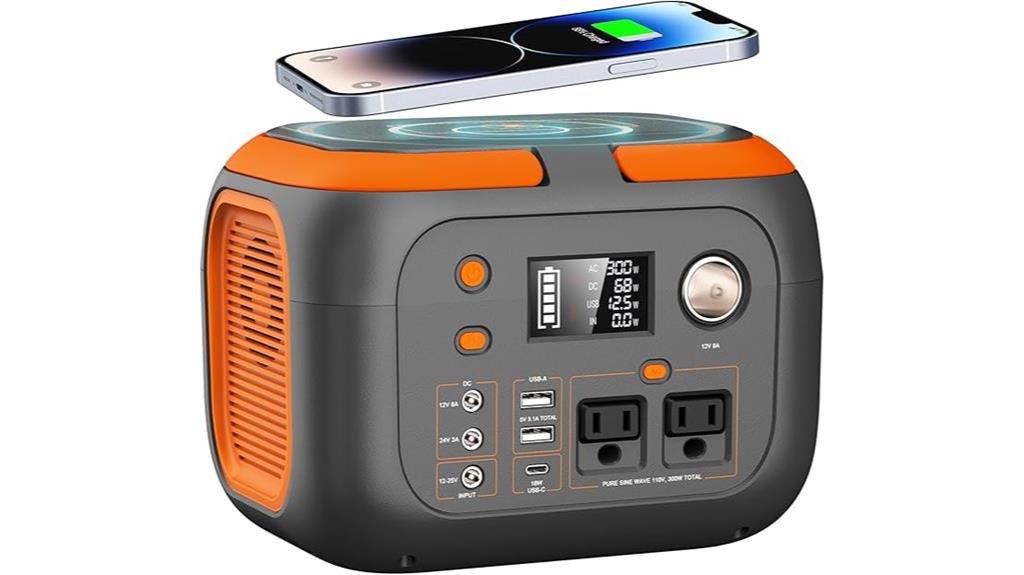 15 Best Solar Power Banks for Camping: Stay Charged in the Great Outdoors 6 portable power station 300w