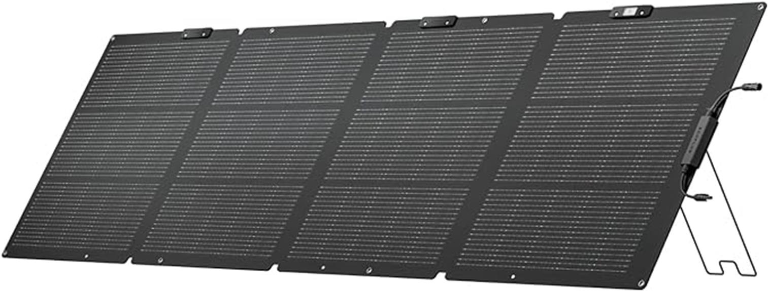 portable solar panel solution