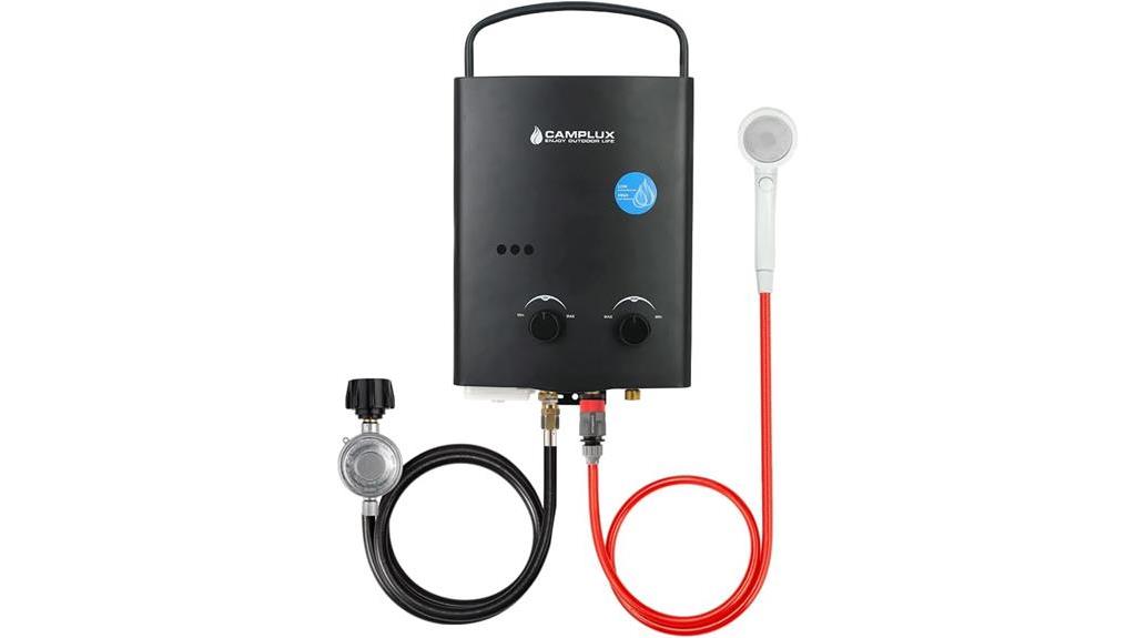 portable tankless water heater