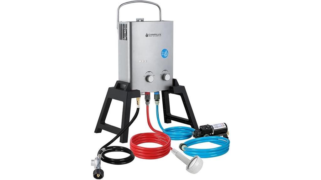 portable tankless water heater