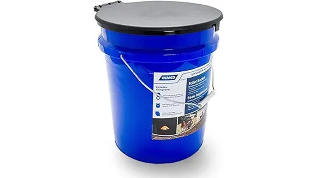 portable toilet bucket kit