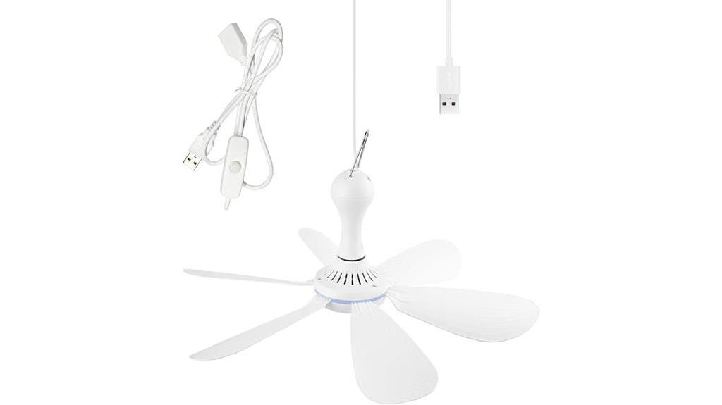 portable usb ceiling fan