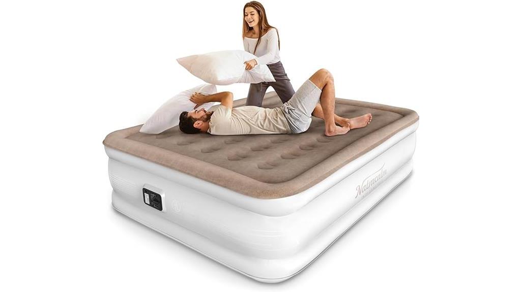 queen air mattress camping home