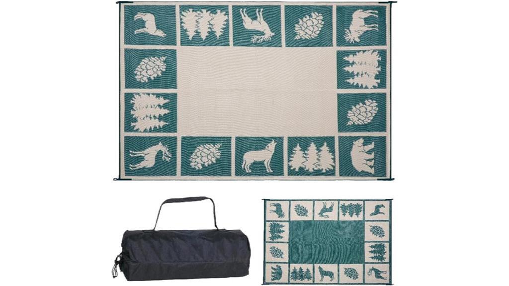 reversible stylish camping mat