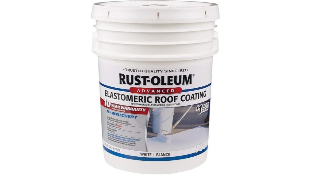 rust oleum roof coating white