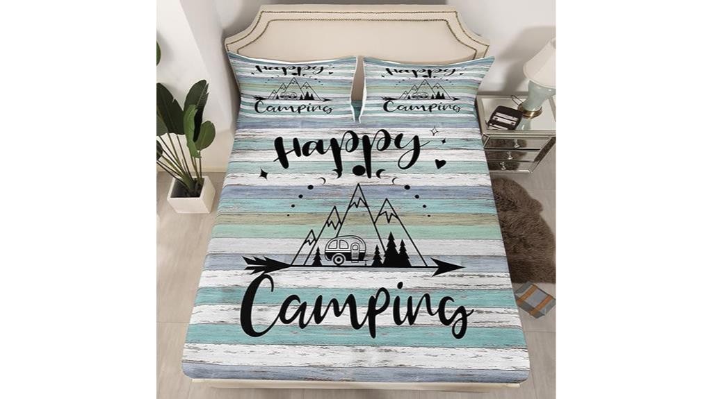 rustic farmhouse camper bedding