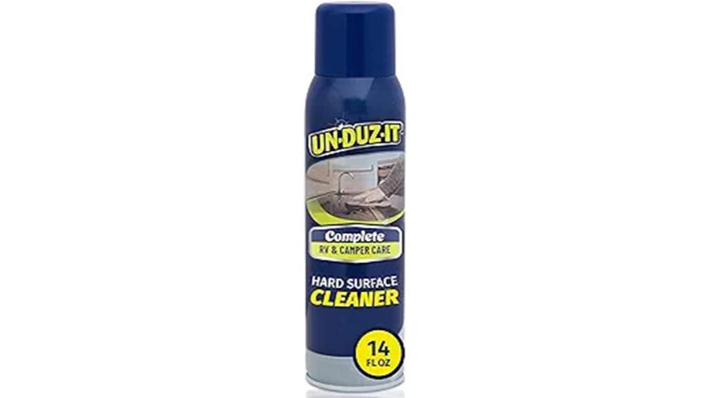 rv cleaner spray solution