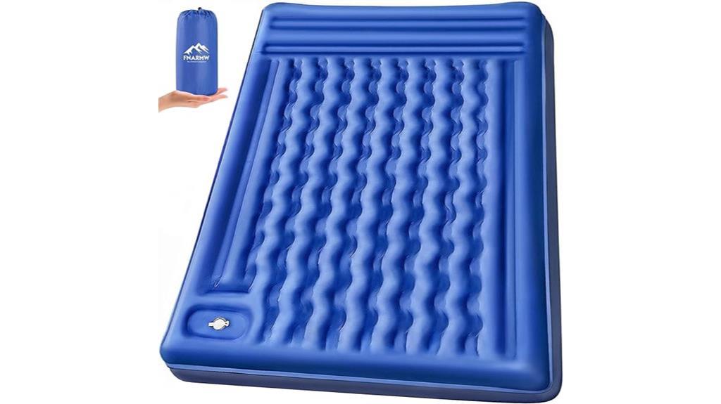 self inflating double camping pad