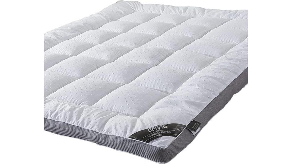 short queen mattress topper