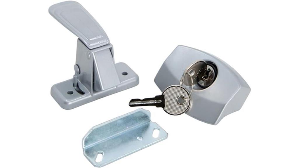 silver camper door latch