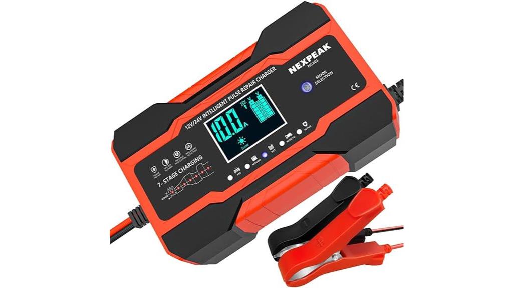 smart automatic battery charger