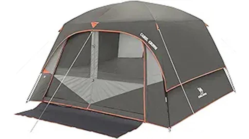 spacious camping tent 4 6