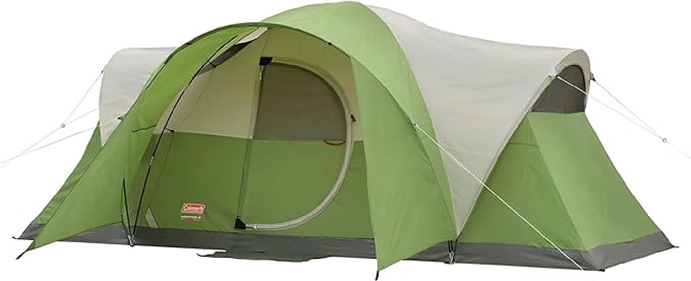 spacious coleman camping tent