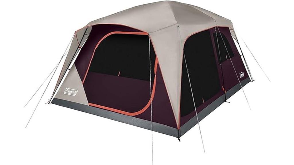 spacious coleman skylodge tent