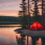 stunning michigan tent camping