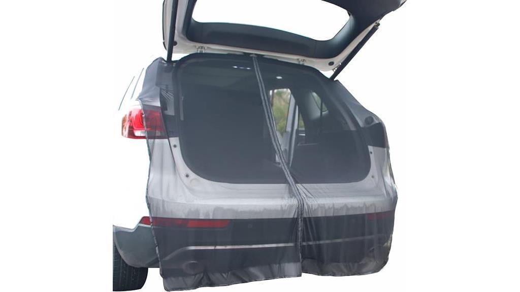 suv camping tailgate mesh