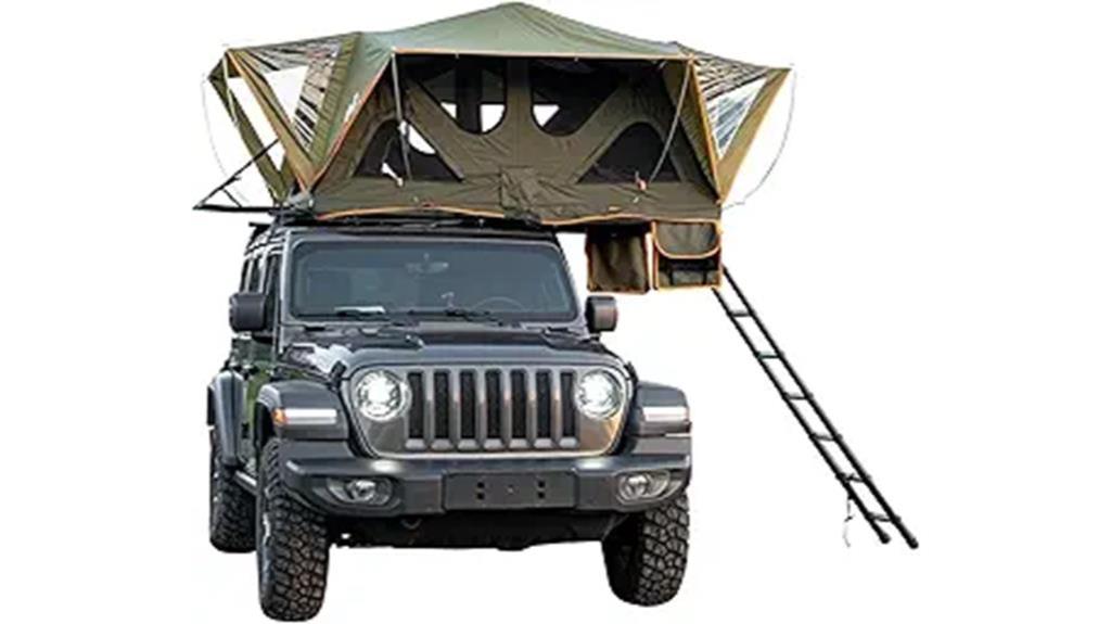 suv rooftop tent pop up