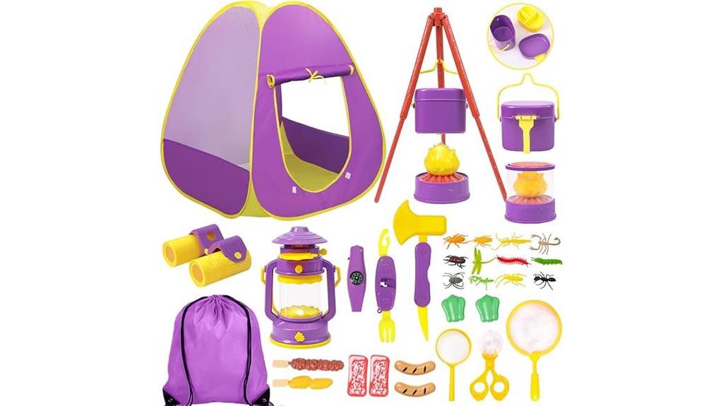 toddler camping tent set